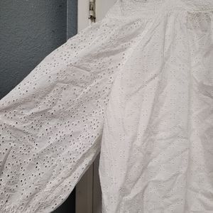 White off the shoulder top